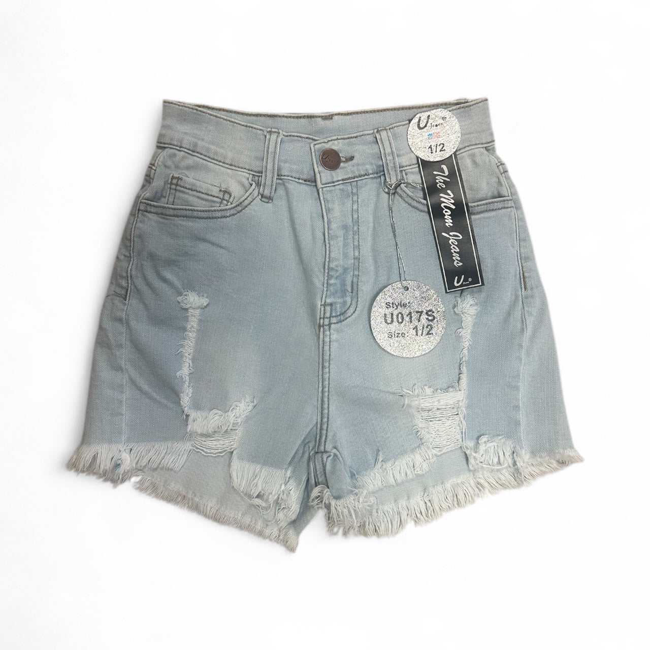 Blue Skies Ripped Shorts