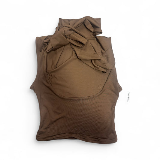 Cocoa Charm High-Neck Top